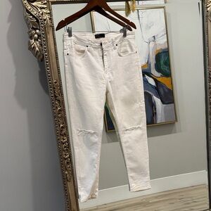 Zara Men's White Skinny Jeans